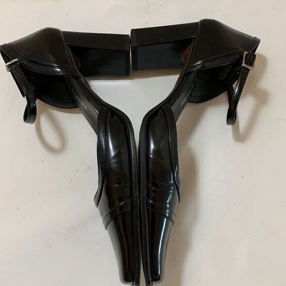 Casual Corner size 7M black block heels. Made in Italy - Picture 9 of 11